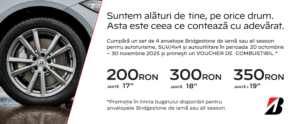 Promotie Bridgestone iarna 2025 Promotie Bridgestone iarna 2025