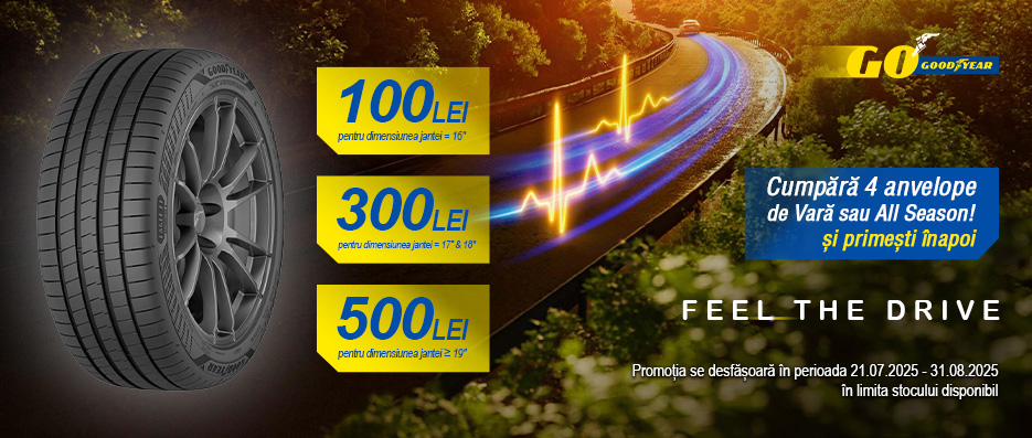 Promotie anvelope vara Goodyear 2025