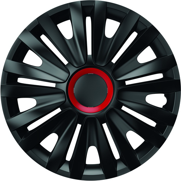novel Challenge Per SET CAPACE ROTI 14' NEGRE CU INEL ROSU ROYAL | Auto Soft