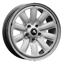 Janta tabla (otel) ALCAR STAHLRAD 202500A Janta otel ALCAR-HYBRIDRAD 09-grey 6.5x17 5x114.3/32/66