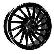 Keskin Tuning KT17 18, 8, 5, 112, 45, 72.6, black lip polish,