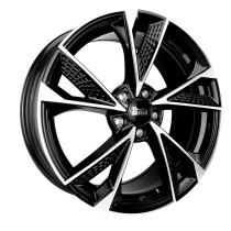 MAM Felgen RS6 19, 8.5, 5, 112, 45, 72.6, BLACK FRONT POLISH,