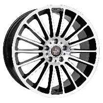 Keskin Tuning KT15 17, 7, 5, 112, 38, 66.6, BLACK FRONT POLISH,