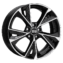 Elite Wheels LUSTER 17, 7.5, 5, 112, 36, 66.45, black polished,