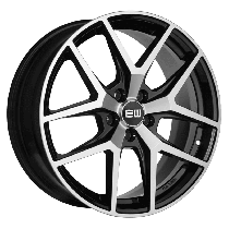 Elite Wheels PENTAGON 19, 8, 5, 112, 45, 66.6, black polished,