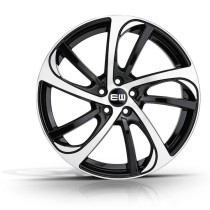 Elite Wheels STORM 17, 7.5, 5, 108, 42, 67.1, black polished,