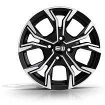 Elite Wheels VIGOR 17, 7.5, 5, 108, 45, 65.1, black polished,