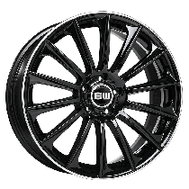Elite Wheels WILD BEAUTY 17, 7.5, 5, 112, 35, 66.5, BLACK LIP POLISHED,