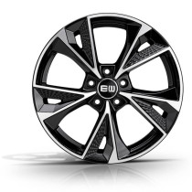 Elite Wheels LUSTER 19, 8, 5, 114.3, 45, 67.1, black polished,