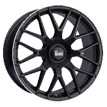 MAM Felgen GT1 17, 7.5, 5, 100, 45, 66.6, MATT BLACK LIP POLISH,