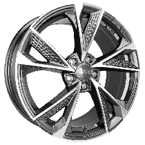 MAM Felgen RS6 19, 8.5, 5, 112, 30, 72.6, PALADIUM FRONT POLISH,