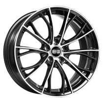 Elite Wheels LIGHT 18, 8, 5, 120, 34, 72.6, black polished,