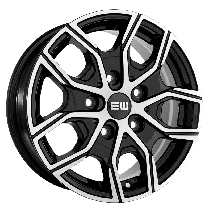 Elite Wheels ATHENA 16, 6.5, 5, 118, 50, 71.1, black polished,
