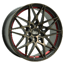MAM Felgen B2 18, 8, 5, 112, 30, 72.6, BRONZE RED INSIDE,