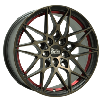 MAM Felgen B2 18, 8, 5, 112, 45, 72.6, BRONZE RED INSIDE,