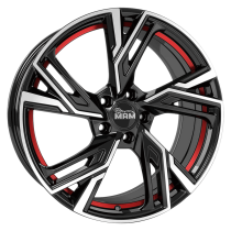 MAM Felgen RS5 16, 6.5, 4, 108, 20, 65.1, BLACK FRONT POLISH RED INSIDE,