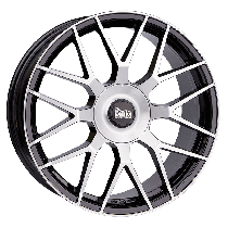 MAM Felgen GT1 19, 8.5, 5, 112, 45, 66.6, BLACK FRONT POLISH,