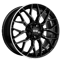 Elite Wheels VIPER X 19, 8, 5, 112, 35, 66.6, BLACK LIP POLISHED,