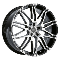 Oxigin 14 Oxrock 17, 7.5, 5, 114.3, 42, 72.6, black full polish,