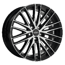 Oxigin 19 Oxspoke 17, 7.5, 5, 108, 45, 63.4, black full polish,
