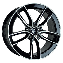 Keskin Tuning KT21 17, 7.5, 5, 112, 30, 66.6, BLACK FRONT POLISH,