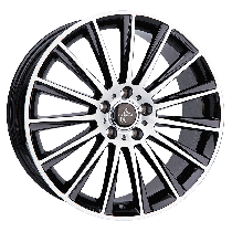 Keskin Tuning KT18 17, 7, 5, 114.3, 40, 72.6, BLACK FRONT POLISH,