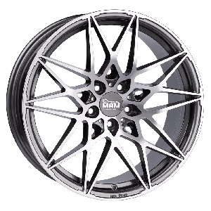 MAM Felgen B2 18, 8, 5, 120, 35, 72.6, PALLADIUM FRONT POLISH,