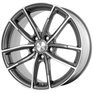 Brock B38 18, 8, 5, 114.3, 49, 72.6, Himalaya Grey Voll-Poliert ,