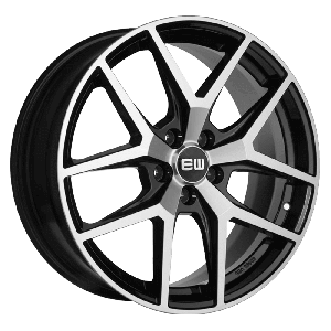 Elite Wheels PENTAGON 19, 8, 5, 112, 45, 66.6, black polished,