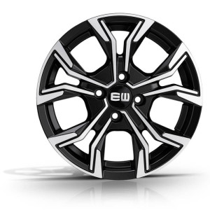 Elite Wheels VIGOR 17, 7.5, 5, 108, 45, 65.1, black polished,