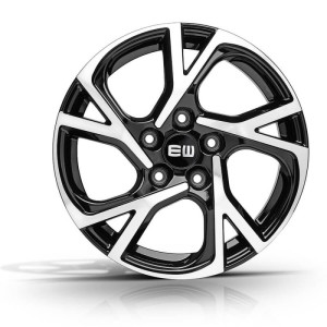 Elite Wheels AGILE 16, 6.5, 5, 112, 45, 57.06, black polished,