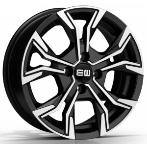 Elite Wheels EJ12 15, 6, 4, 108, 25, 65.1, black polished,