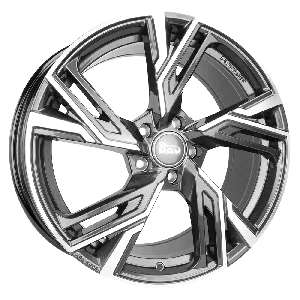 MAM Felgen RS5 18, 8, 5, 114.3, 45, 72.6, PALLADIUM FRONT POLISH,