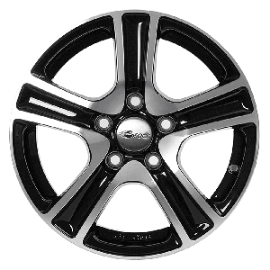 RC DESIGN RC19 15, 5.5, 4, 100, 42, 60.1, Schwarz Glanz Voll-Poliert,