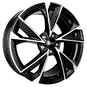MAM Felgen RS6 16, 7, 5, 108, 38, 72.6, BLACK FRONT POLISH,