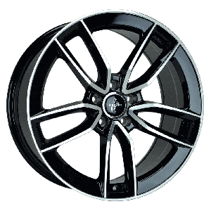 Keskin Tuning KT21 17, 7.5, 5, 108, 45, 72.6, BLACK FRONT POLISH,