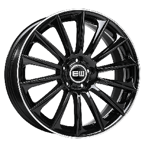 Elite Wheels WILD BEAUTY 18, 8, 5, 112, 45, 66.5, BLACK LIP POLISHED,