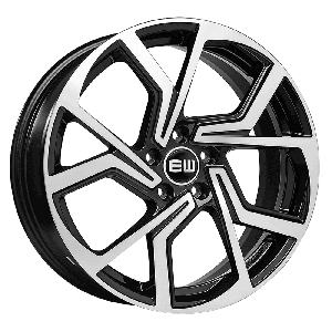 Elite Wheels CYCLONE 17, 7, 5, 100, 40, 57.06, black polished,