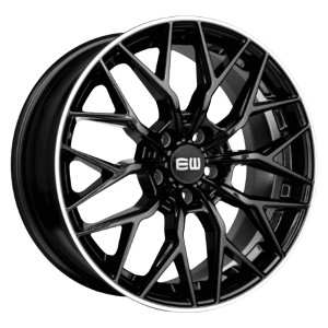 Elite Wheels VIPER X 18, 8, 5, 112, 45, 66.6, BLACK LIP POLISHED,