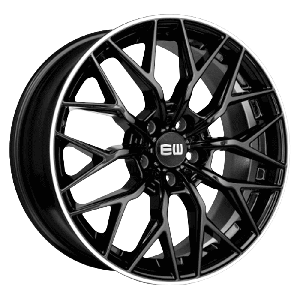 Elite Wheels VIPER X 18, 8, 5, 112, 35, 66.6, BLACK LIP POLISHED,