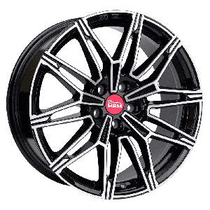 MAM Felgen B3N 19, 8.5, 5, 112, 30, 66.65, BLACK FRONT POLISH,