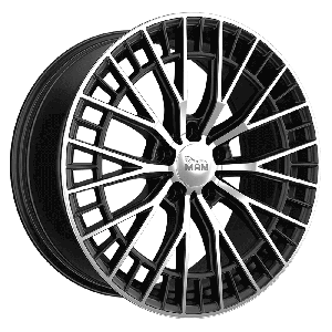 MAM Felgen GT2 19, 8.5, 5, 112, 30.1, 66.6, BLACK FRONT POLISH,