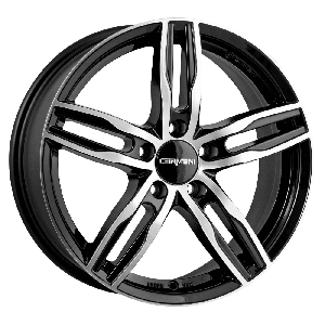 Carmani 14 Paul 16, 6.5, 5, 112, 50, 57.1, black polish,