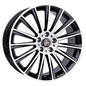 Keskin Tuning KT18 17, 7, 5, 114.3, 40, 72.6, BLACK FRONT POLISH,