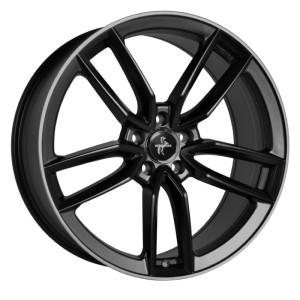 Keskin Tuning KT21 17, 7.5, 5, 114.3, 45, 72.6, MATT BLACK LIP POLISH,