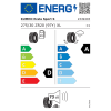 Eticheta energetica anvelopa Kumho Ecsta Sport PS72-8808956373917