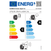 Eticheta energetica anvelopa Kumho Ecsta Sport S PS72-8808956626686
