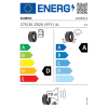 Eticheta energetica anvelopa Kumho Ecsta Sport S PS72-8808956681654